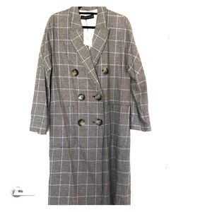 Zara plaid light weight coat